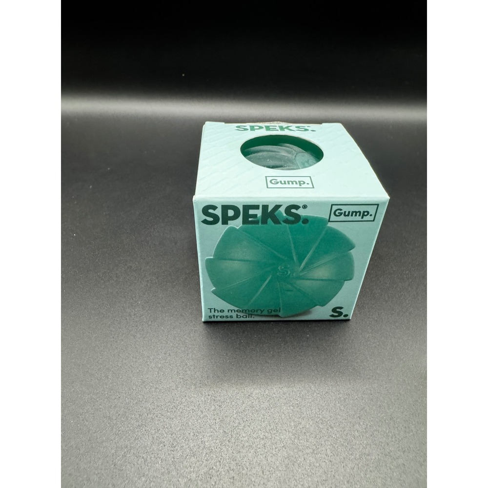 Speks Gump Memory Gel Stress Ball Sea Glass Edge Green Fidget Toy New
